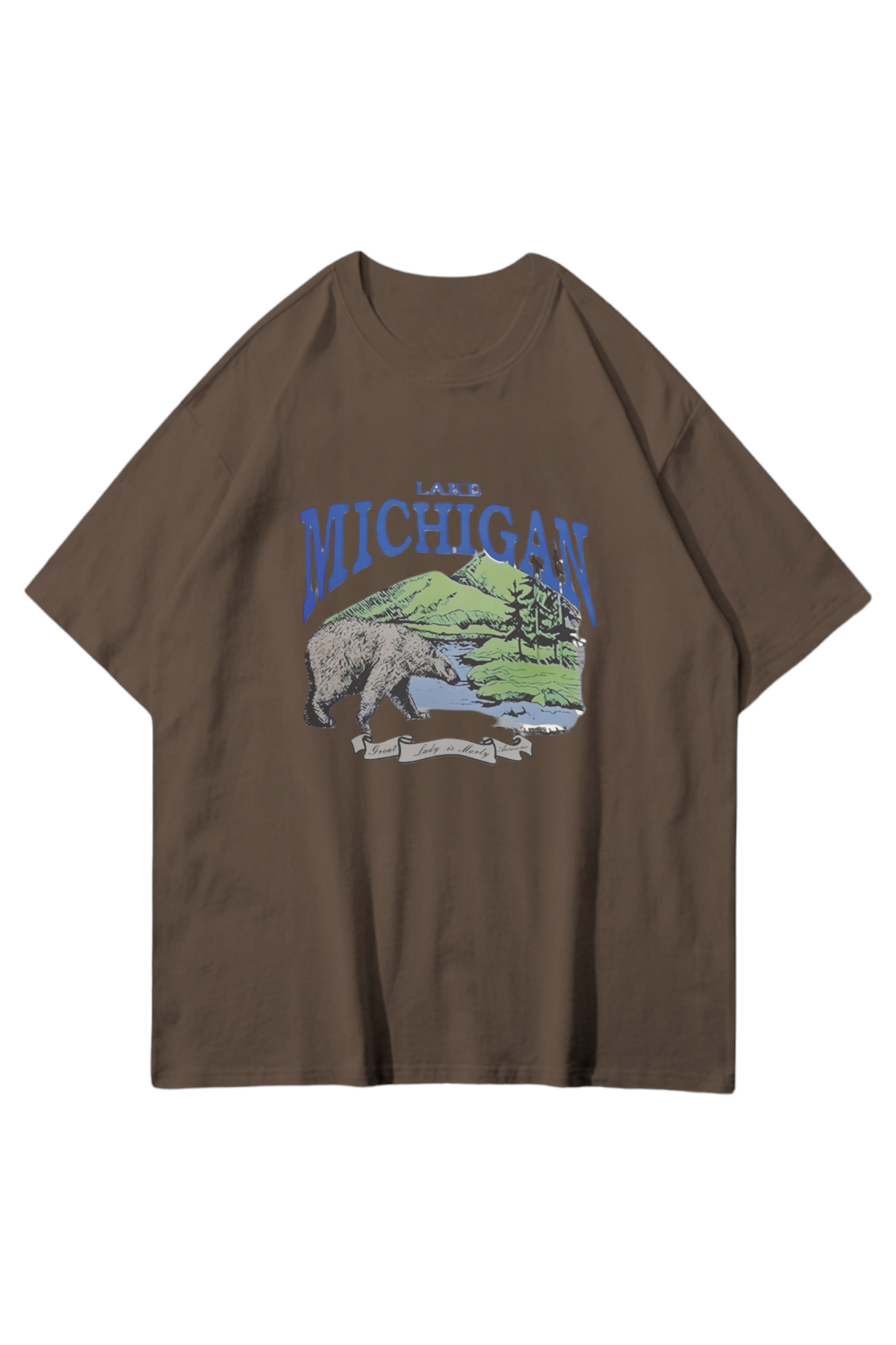 Brown Lake Oversize T-shirt