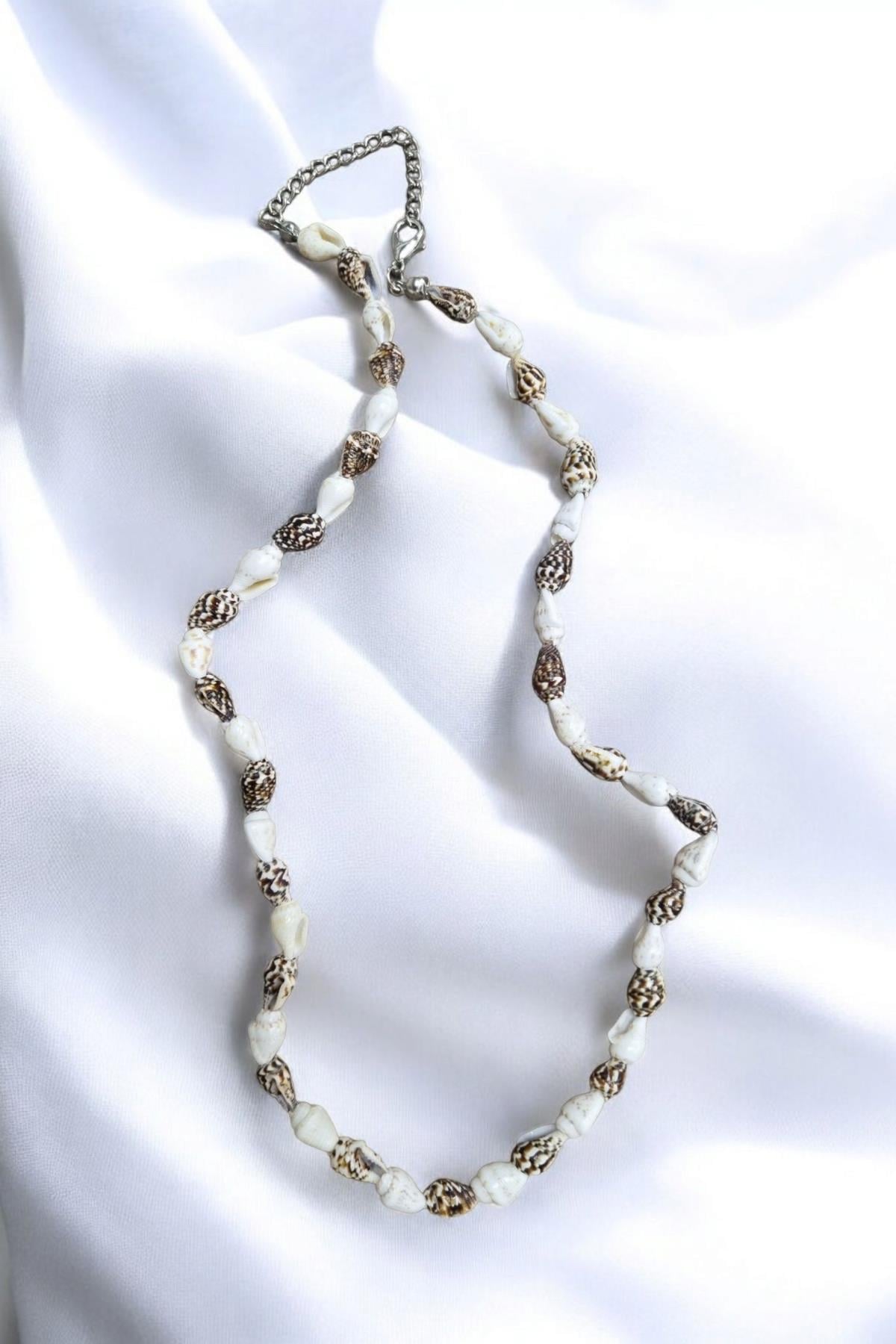 Brown Sea Shell Kolye