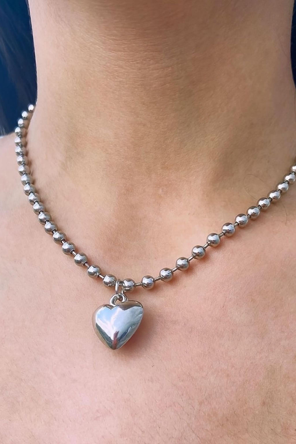 Bubble Heart Kolye