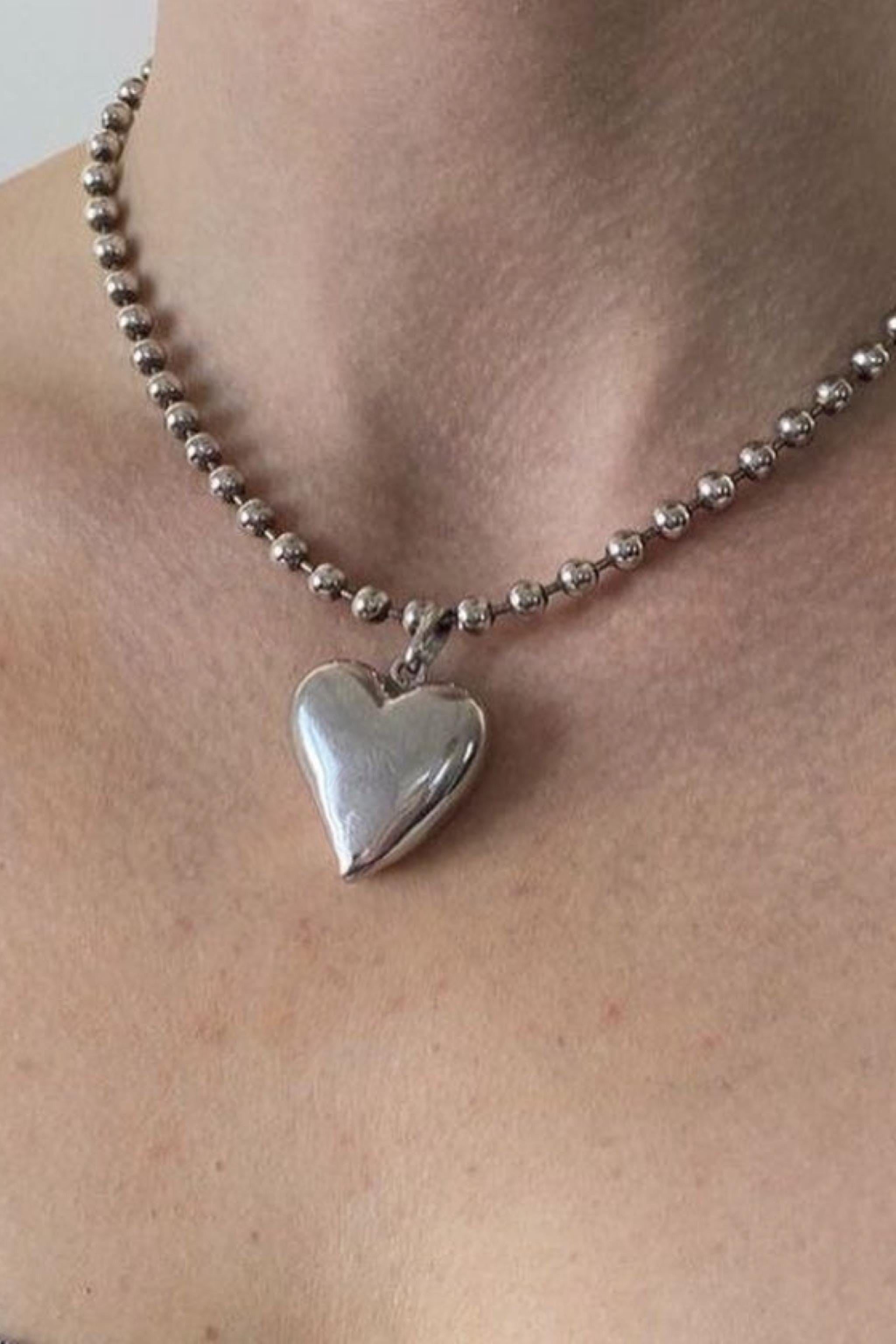 Bubble Heart Kolye