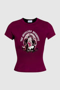 Burgundy Monster Tam Boy Bluz