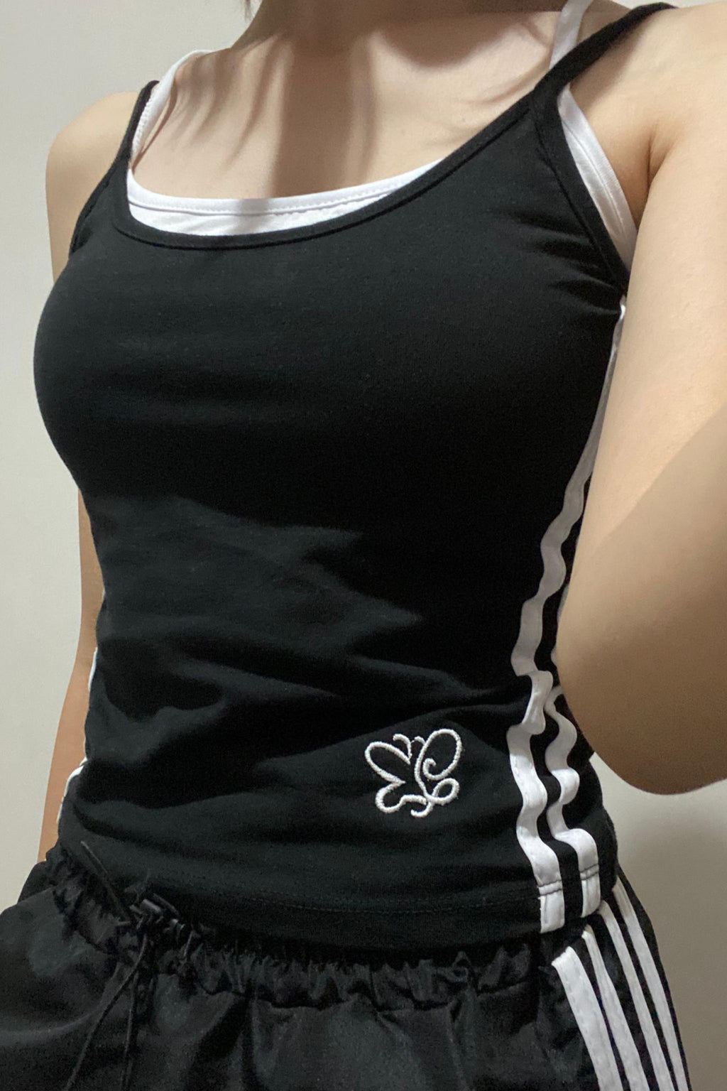 Butterfly Design Askılı  Bluz