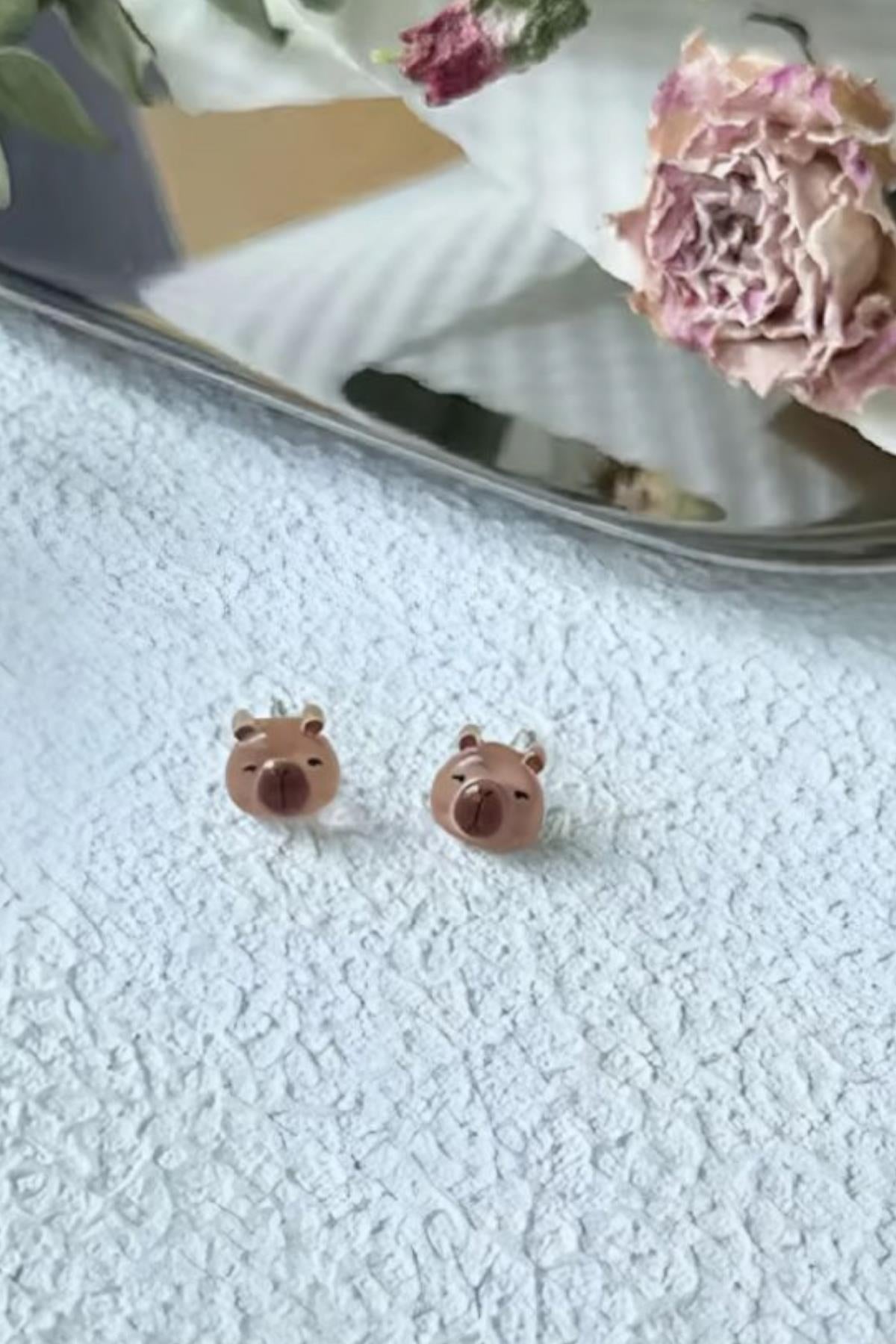 Capybara Küpe