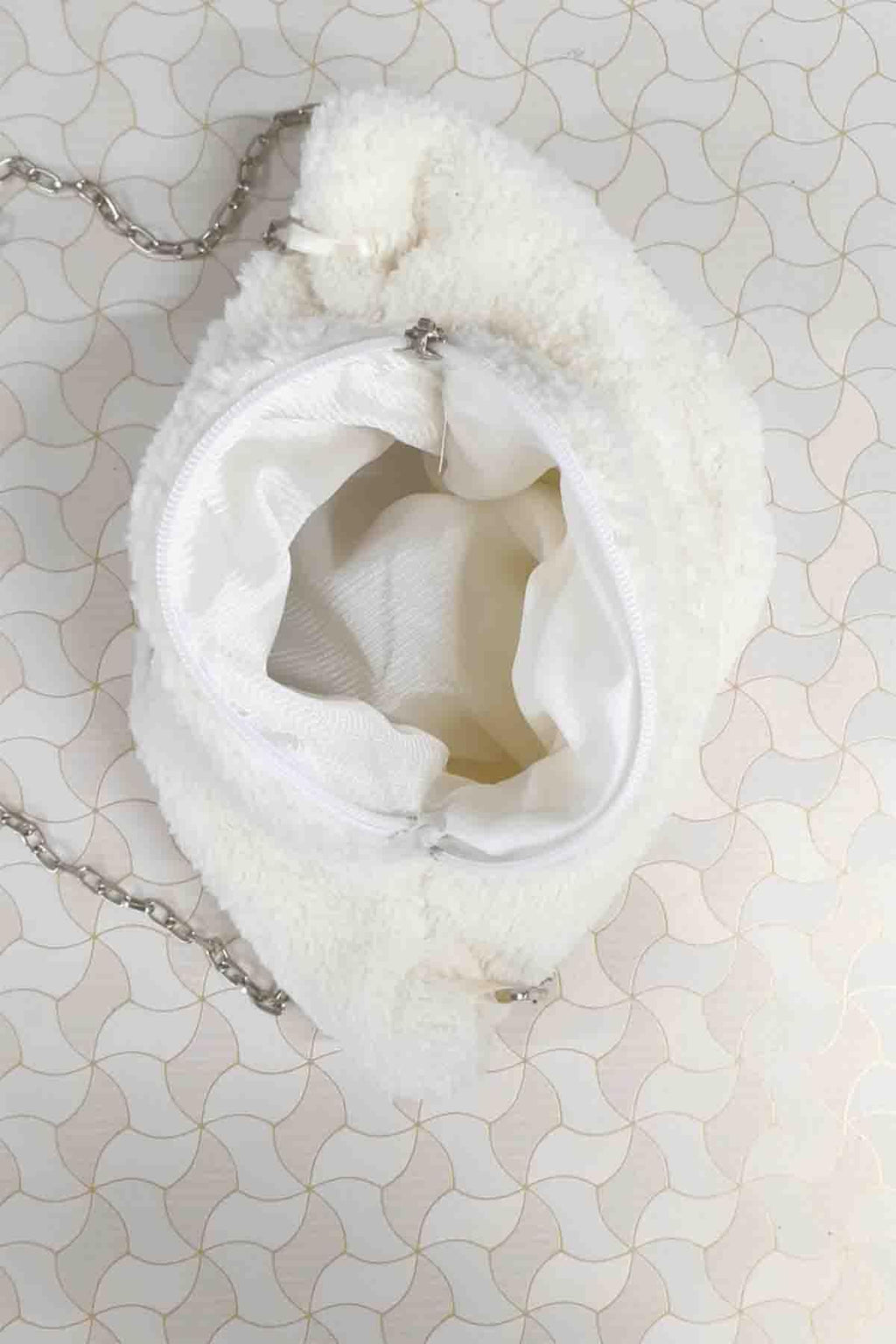 Cat Paw Zincir Askılı Peluş Çanta