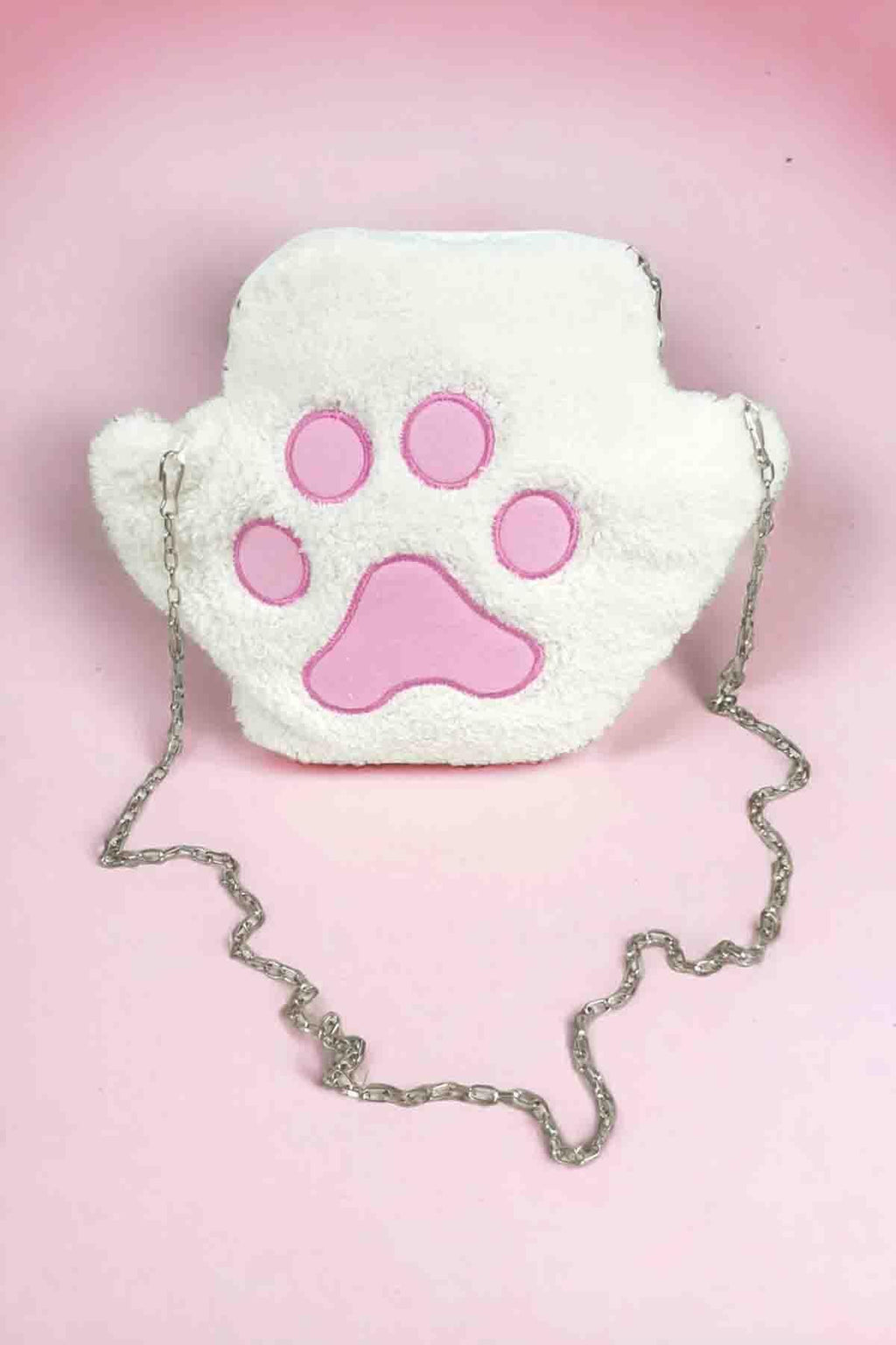 Cat Paw Zincir Askılı Peluş Çanta