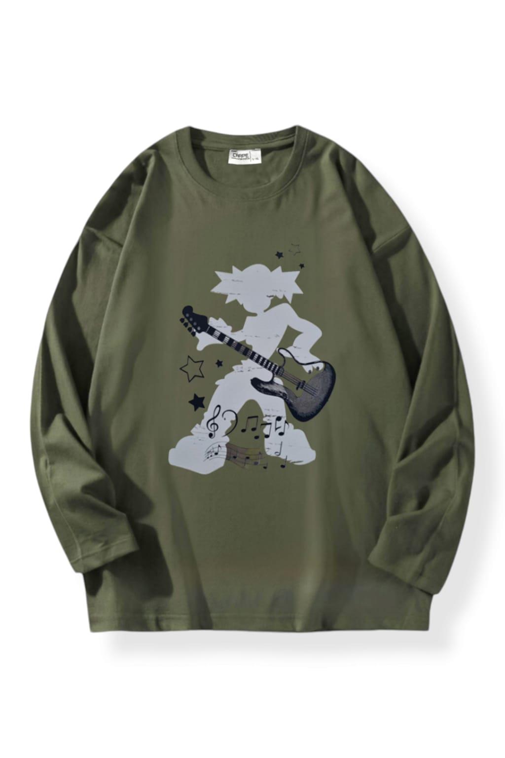 Character Silüet 2 İplik Sweatshirt