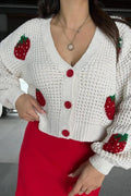Çilek Detail Hırka