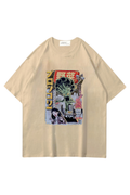 Cream Brokoli Oversize T-shirt
