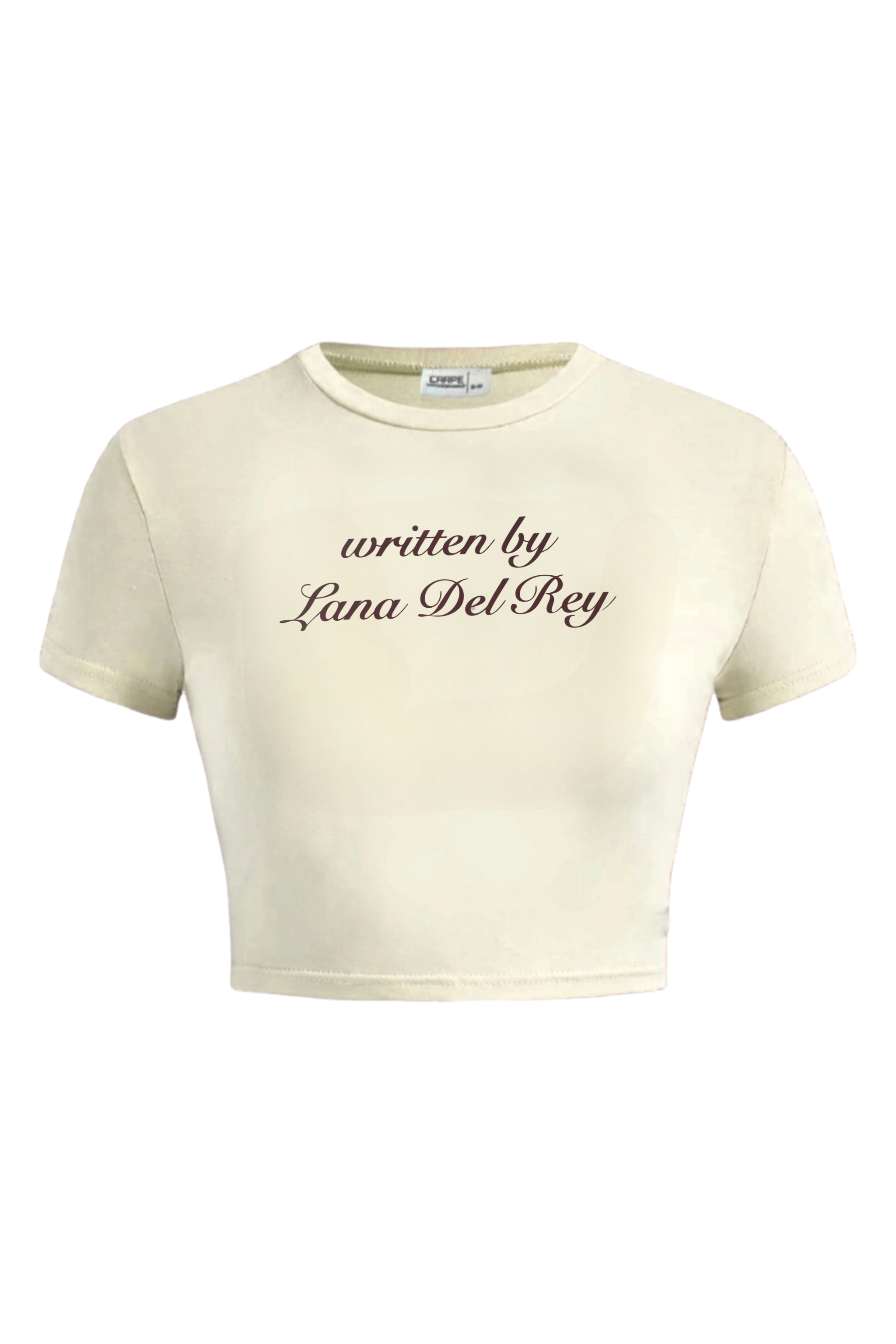 Cream Lana Del Crop
