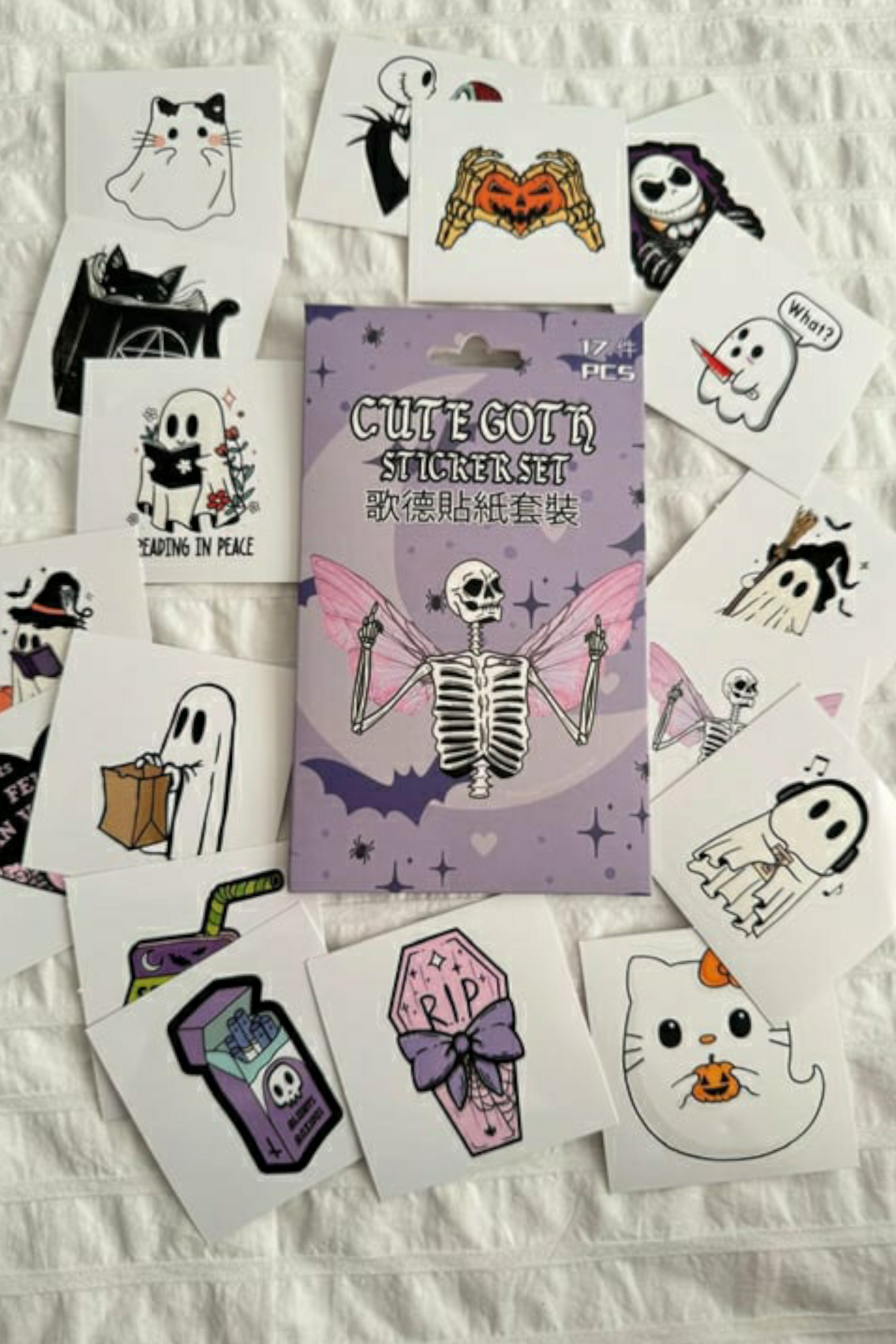Cute Goth Sticker Set