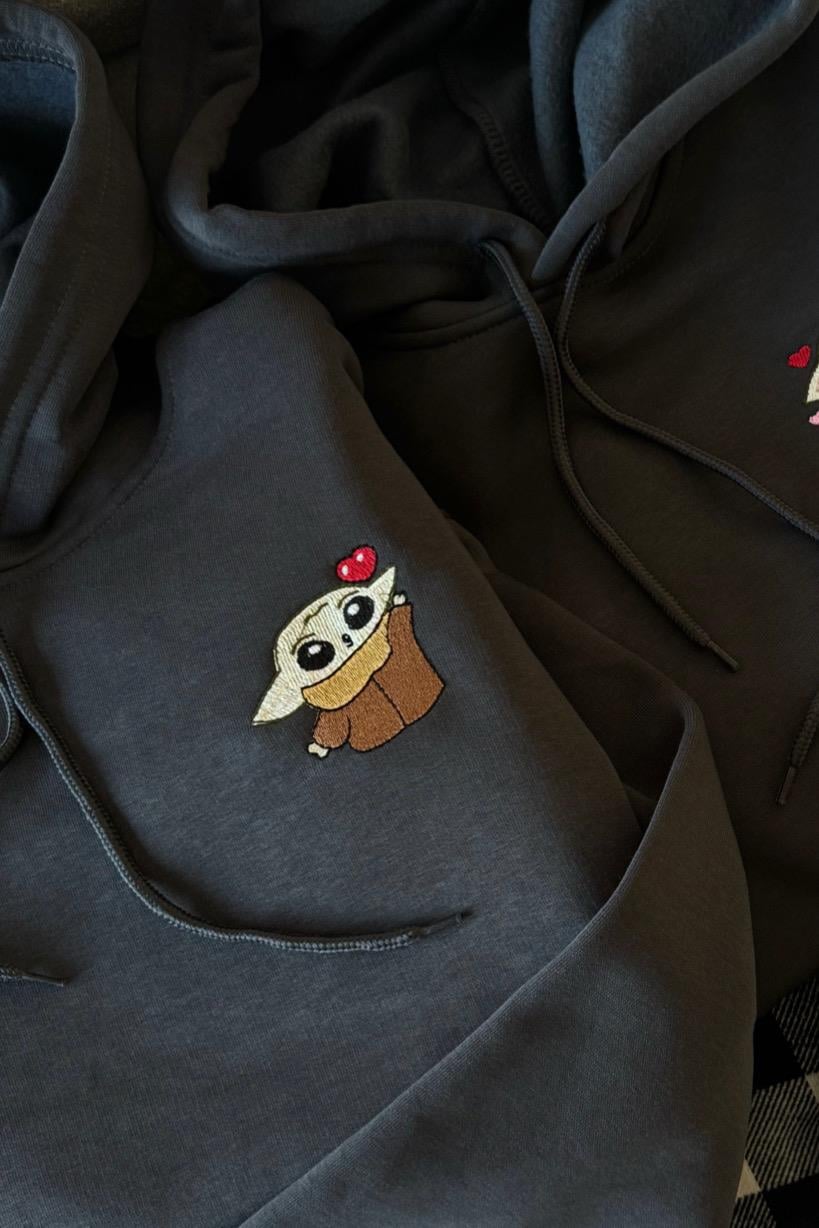 Cute Yoda 3 İplik Oversize Sweatshirt