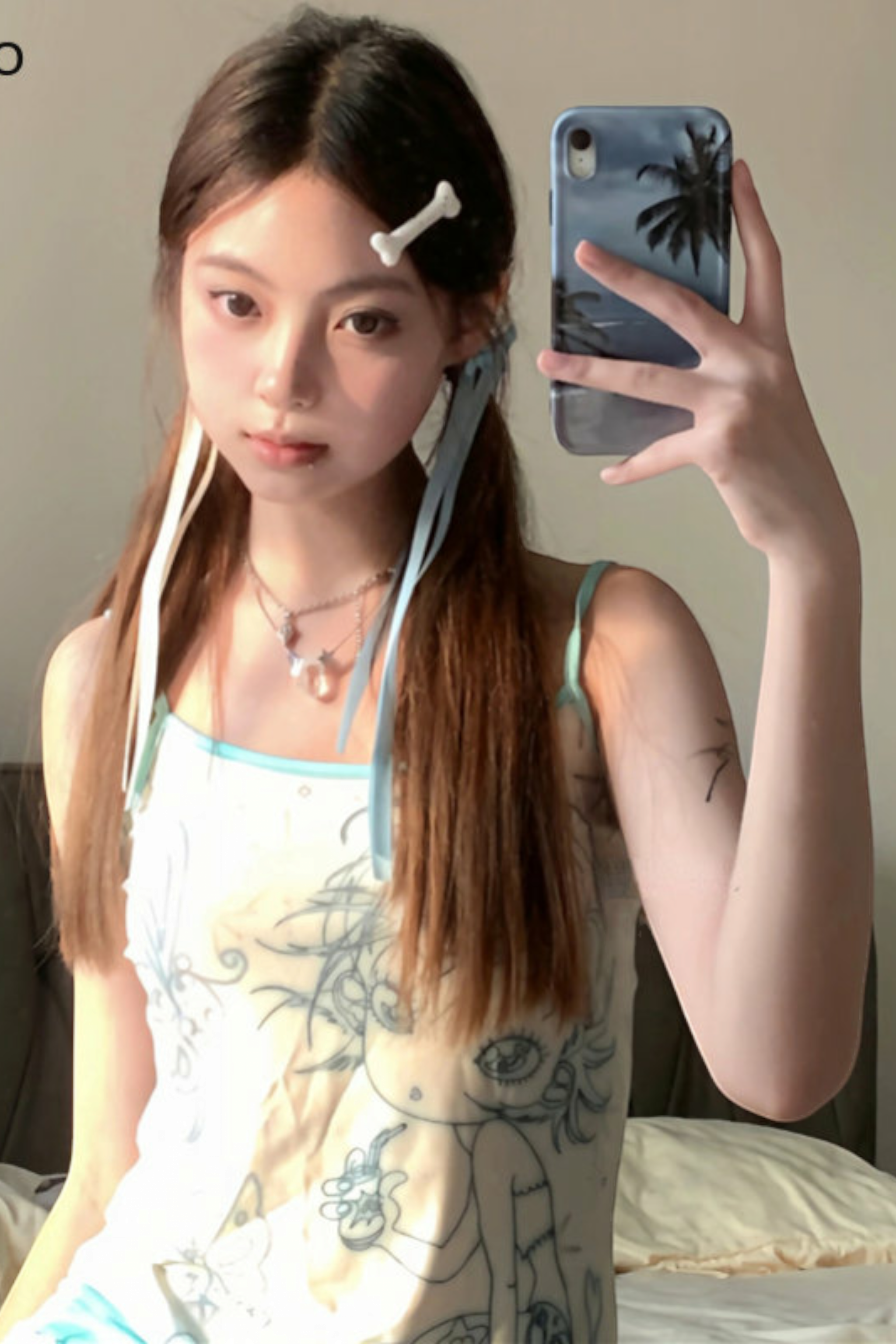Cutie Star Girl Askılı Crop