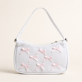 Pink Ribbon Baget Çanta — önden görünüm