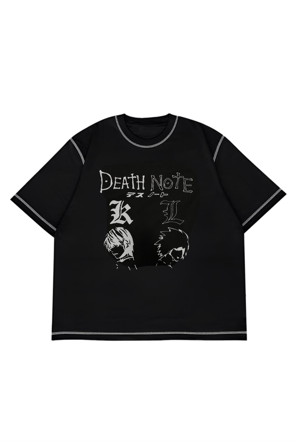 Daeth Note Ters Dikiş Oversize T-shirt