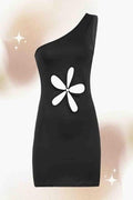 Daisy Detail Decollete Elbise