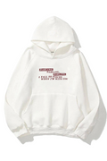 Darling 3 iplik Beyaz Oversize Sweatshirt