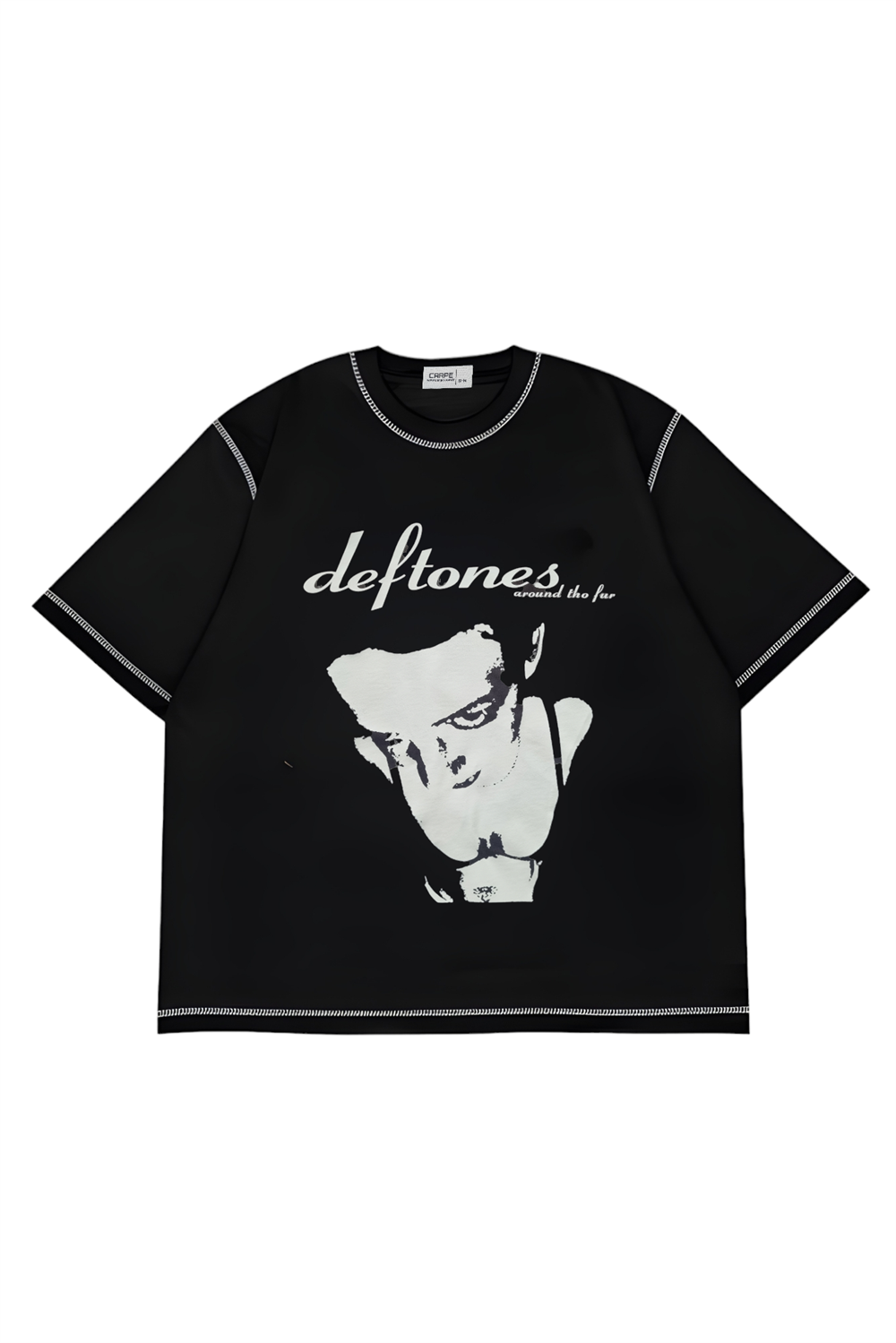 Deftones Ters Dikiş Oversize T-shirt