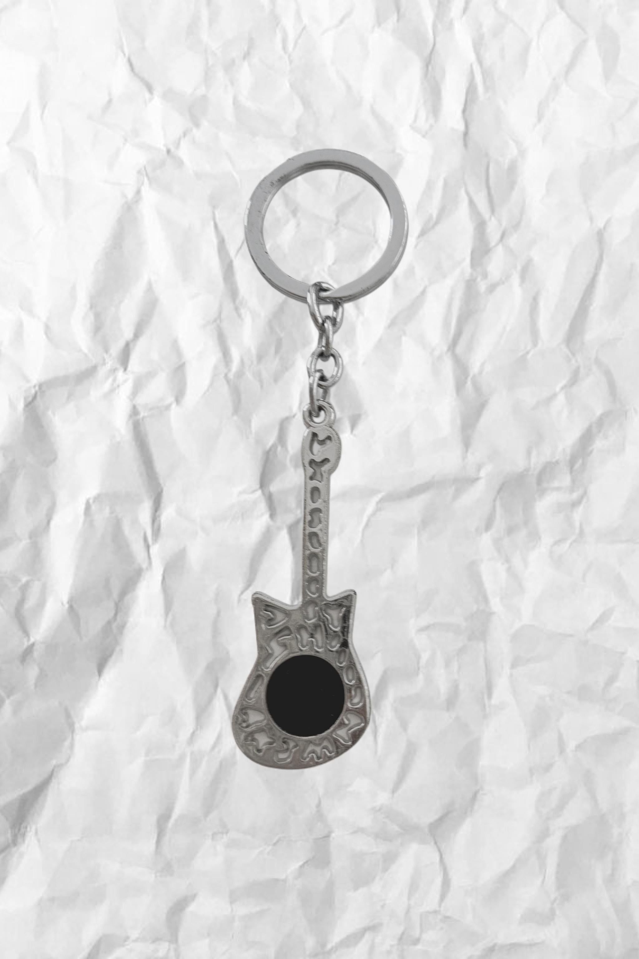 Delikli Gitar Anahtarlık