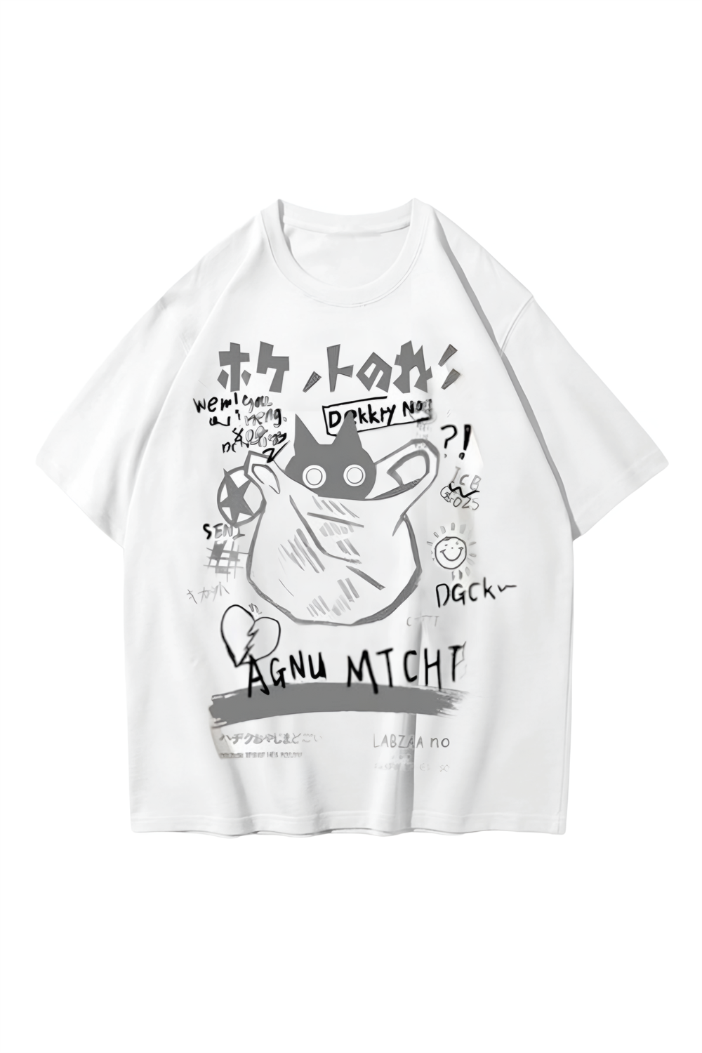 Desıng By Cat Oversize T-shirt
