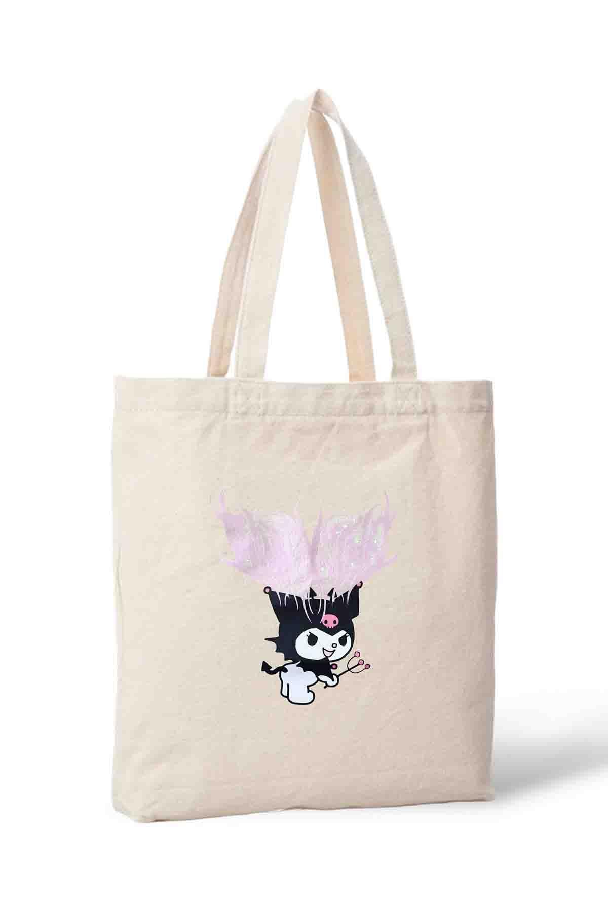 Devil Kuromi Bez Çanta