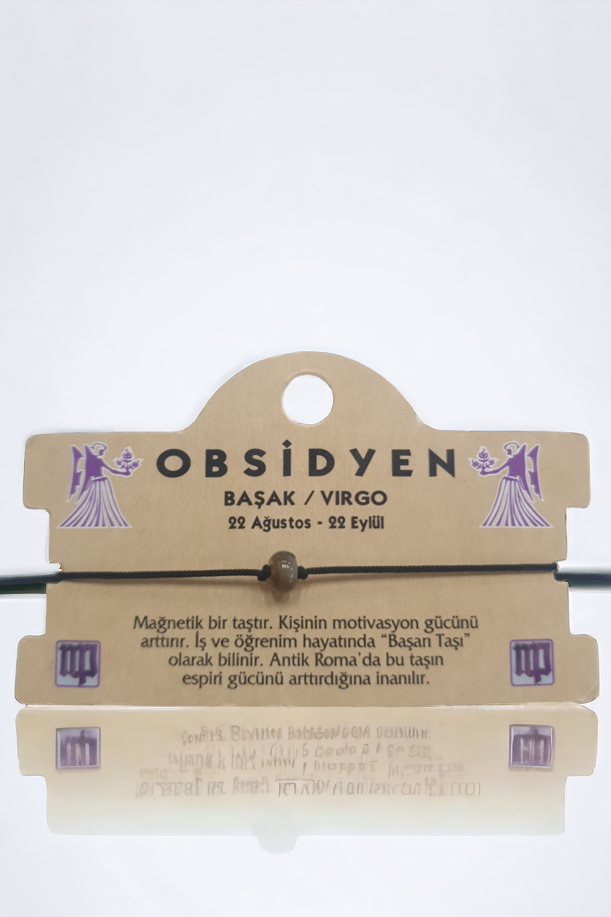 Doğal Taşlı Burç Bileklik Başak