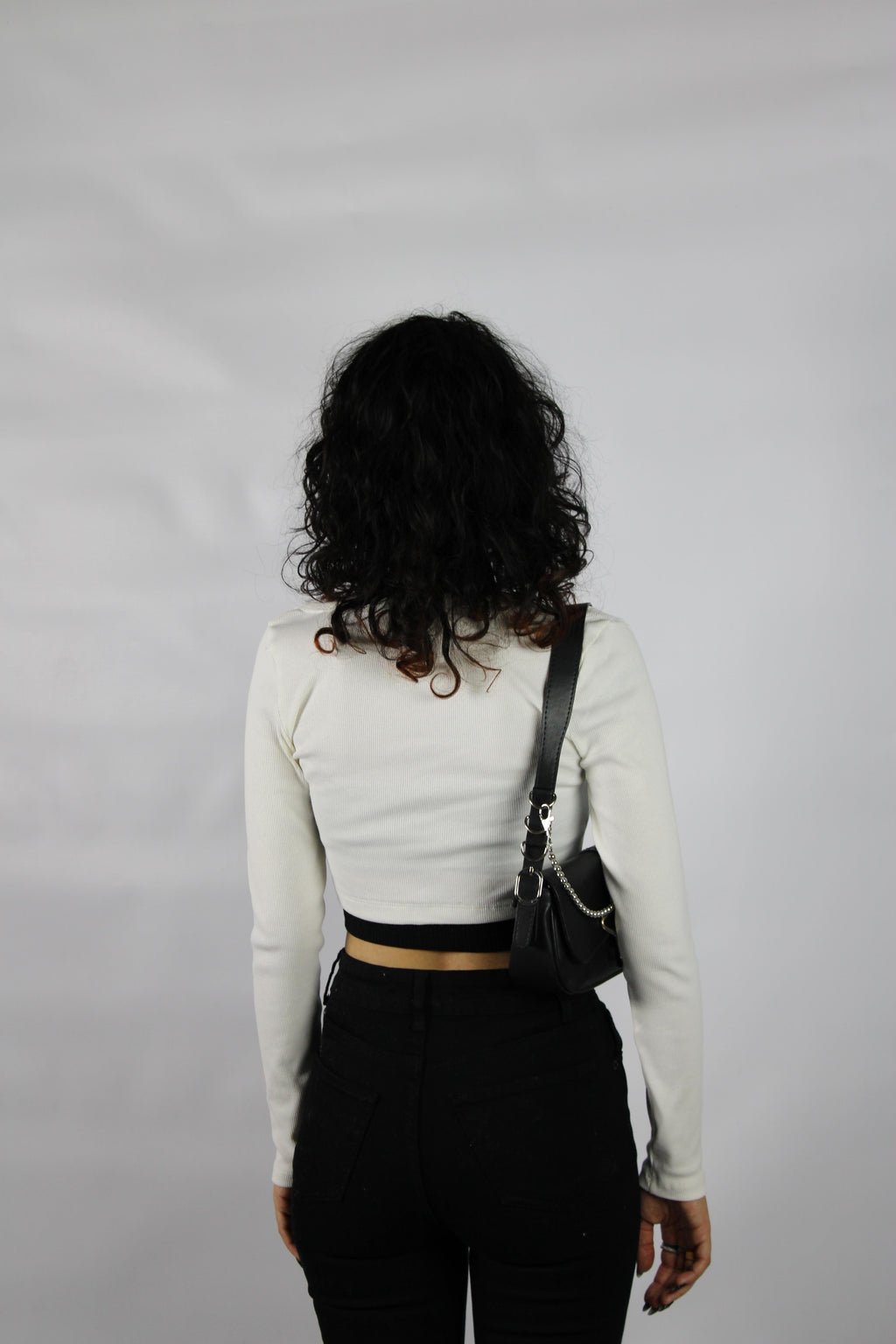 Double Layered White Bluz