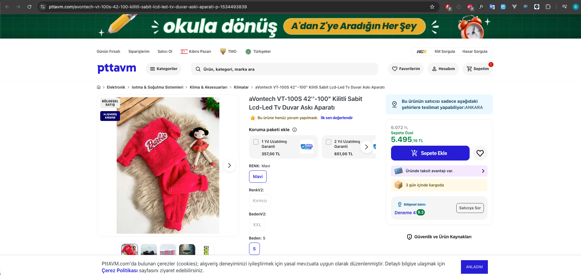 00 Pink Kitty Oversize T-shirt