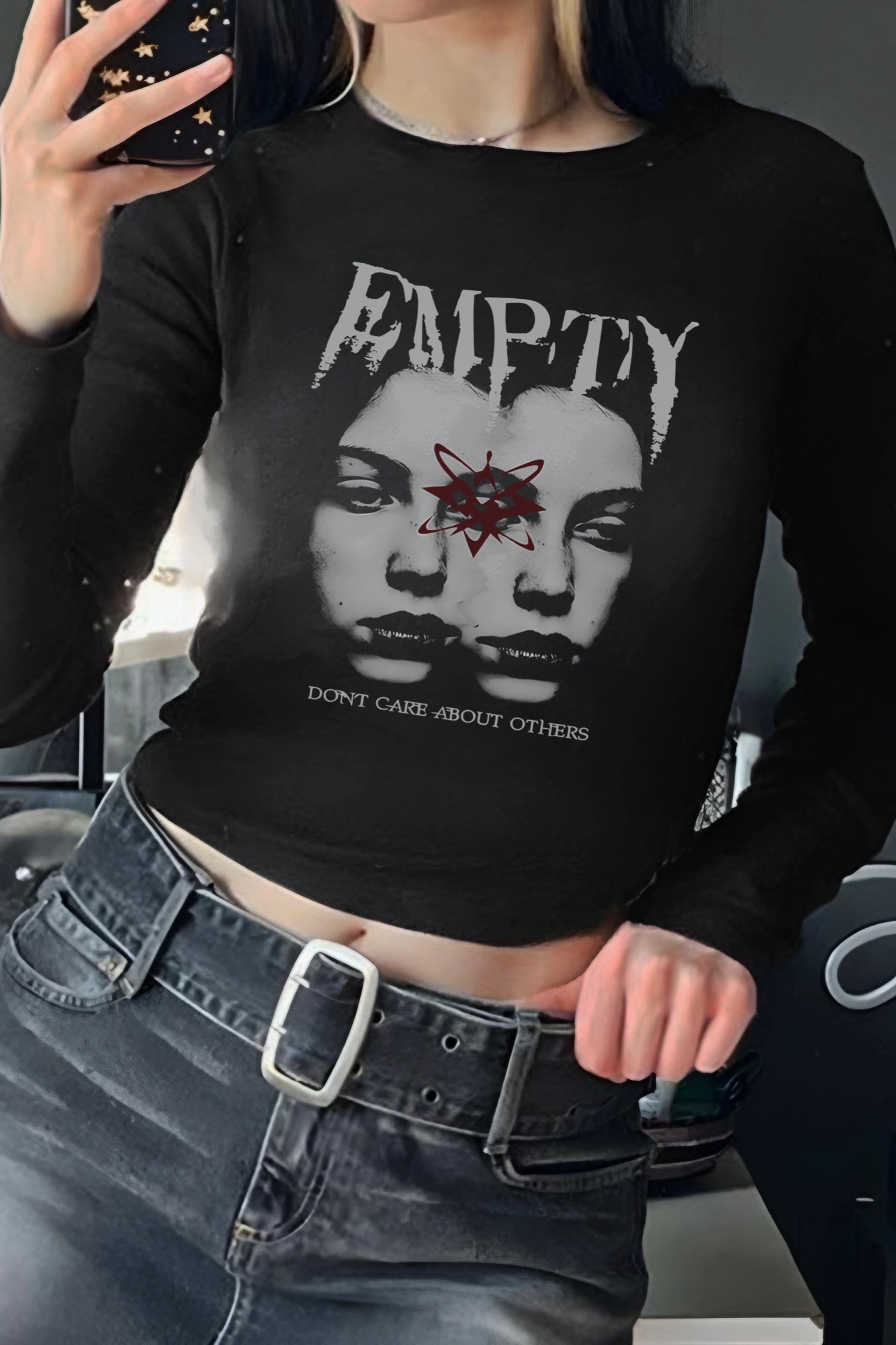 Empty Uzun Kol Tam Boy Bluz