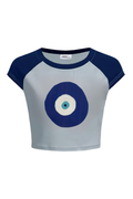 Evil Eye Bead Crop