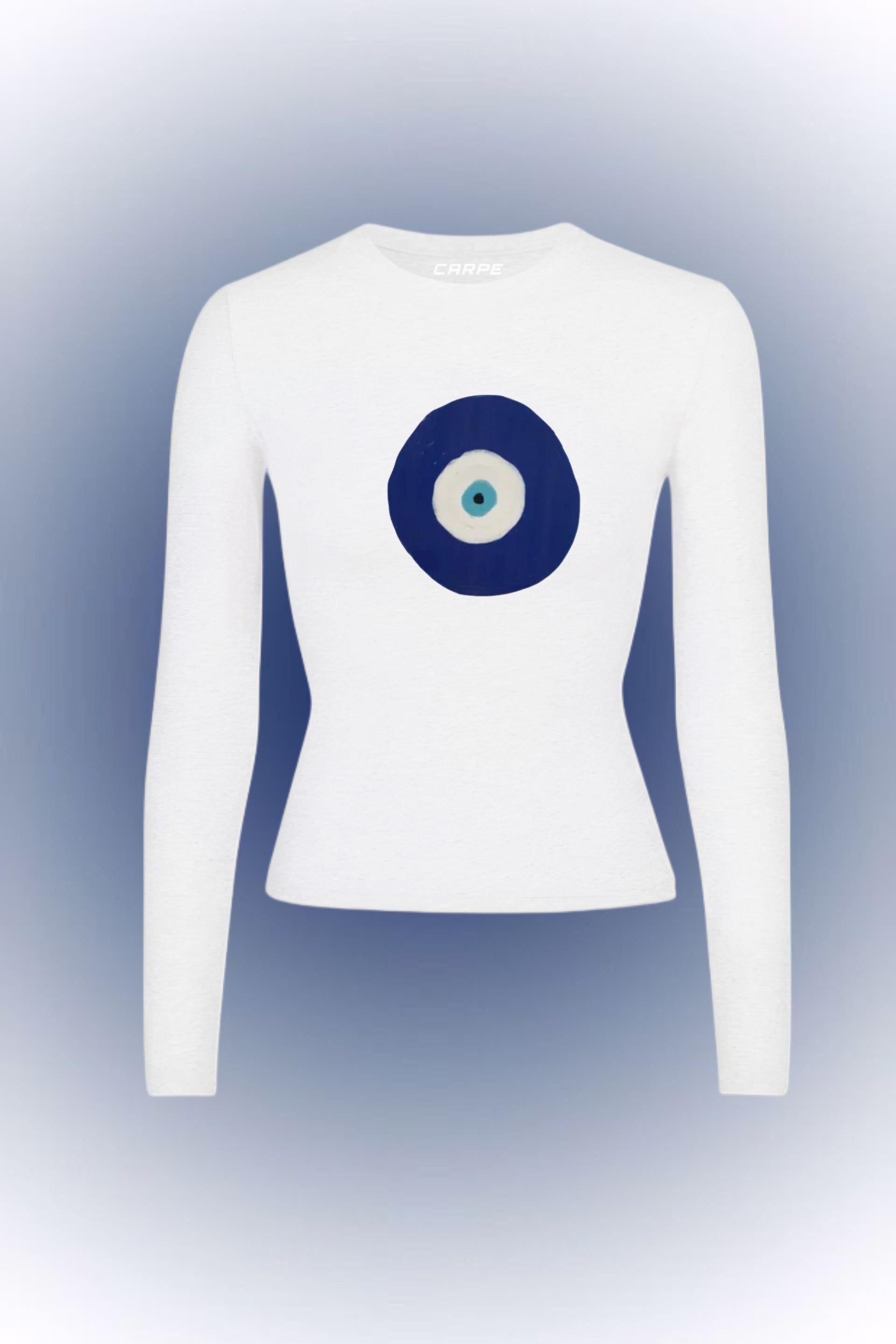 Evil Eye Uzun Kol Tam Boy Bluz