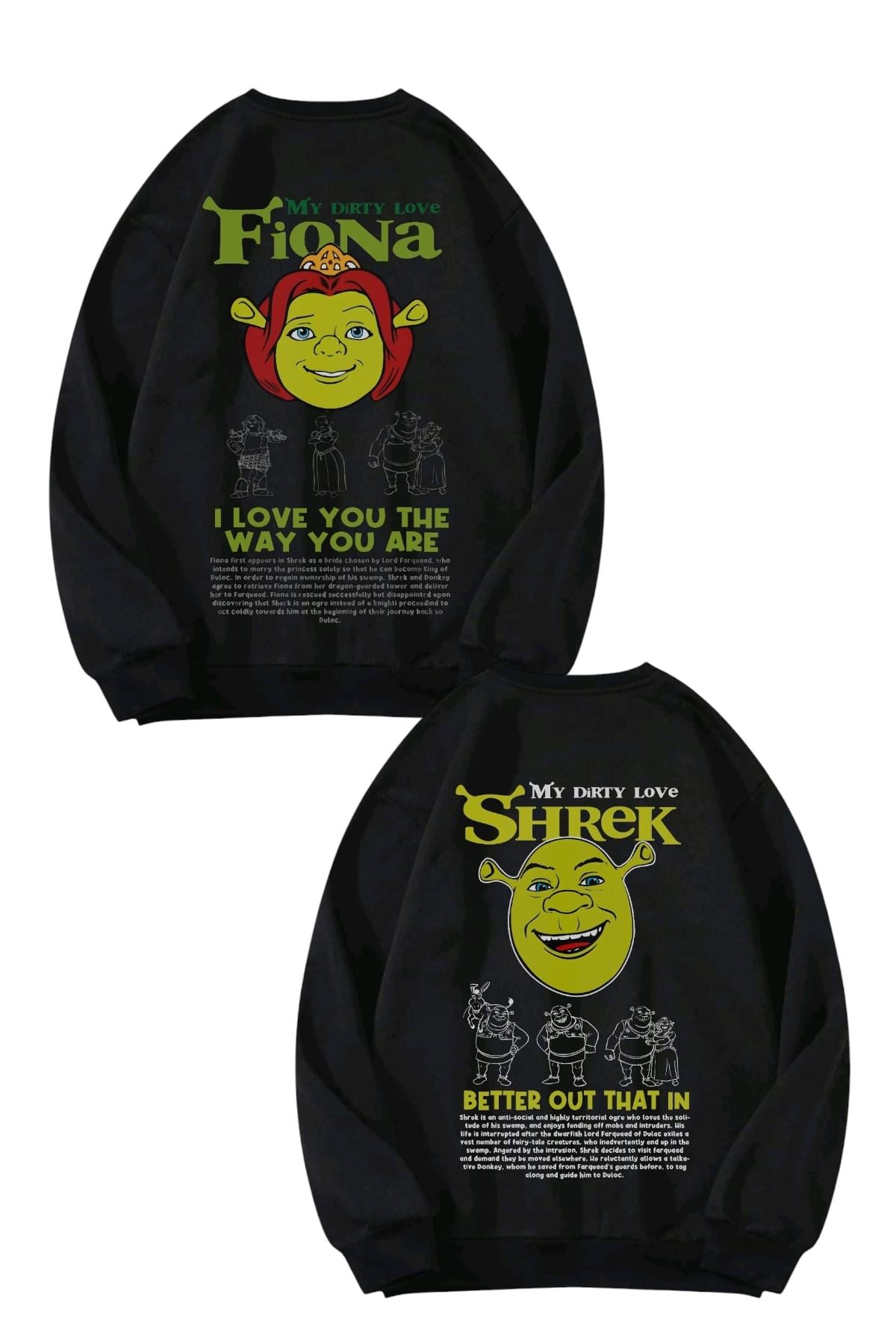 Fiona Bisiklet Yaka Oversize Sweatshirt
