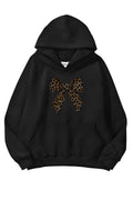 Fiyonk Leopar 3 iplik Oversize Sweatshirt