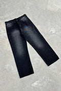 Füme Denim Salaş Big Size Pantolon