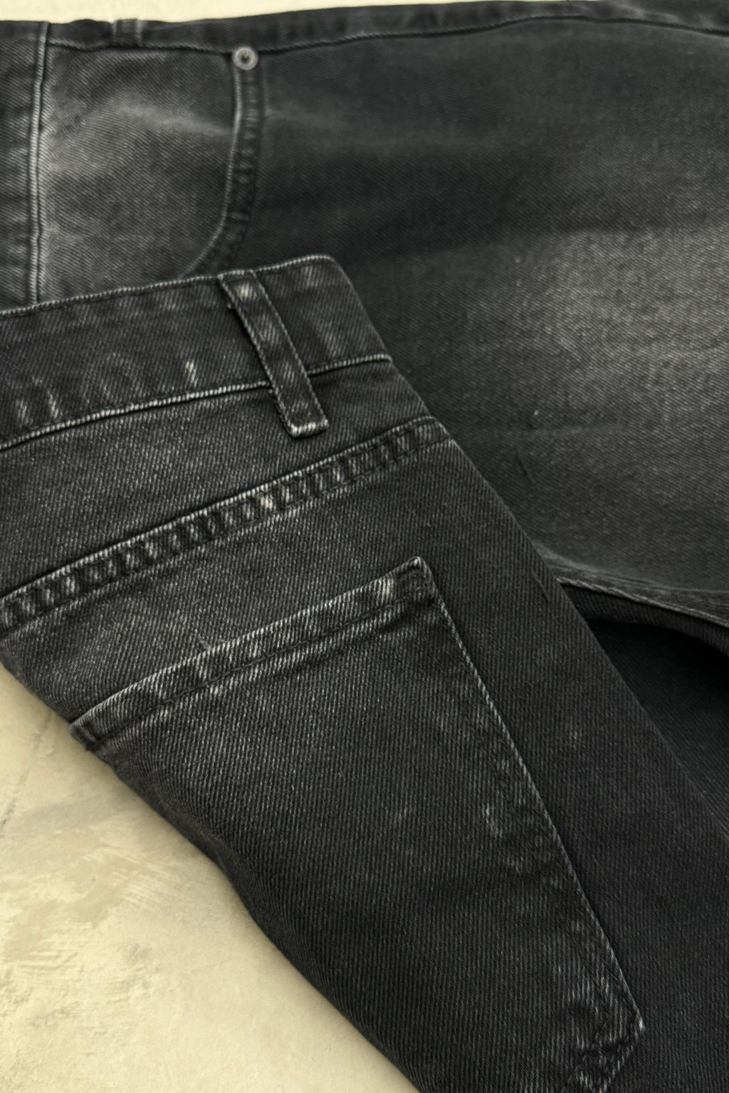 Füme Denim Salaş Big Size Pantolon