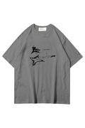 Füme Guıtar Oversize T-shirt