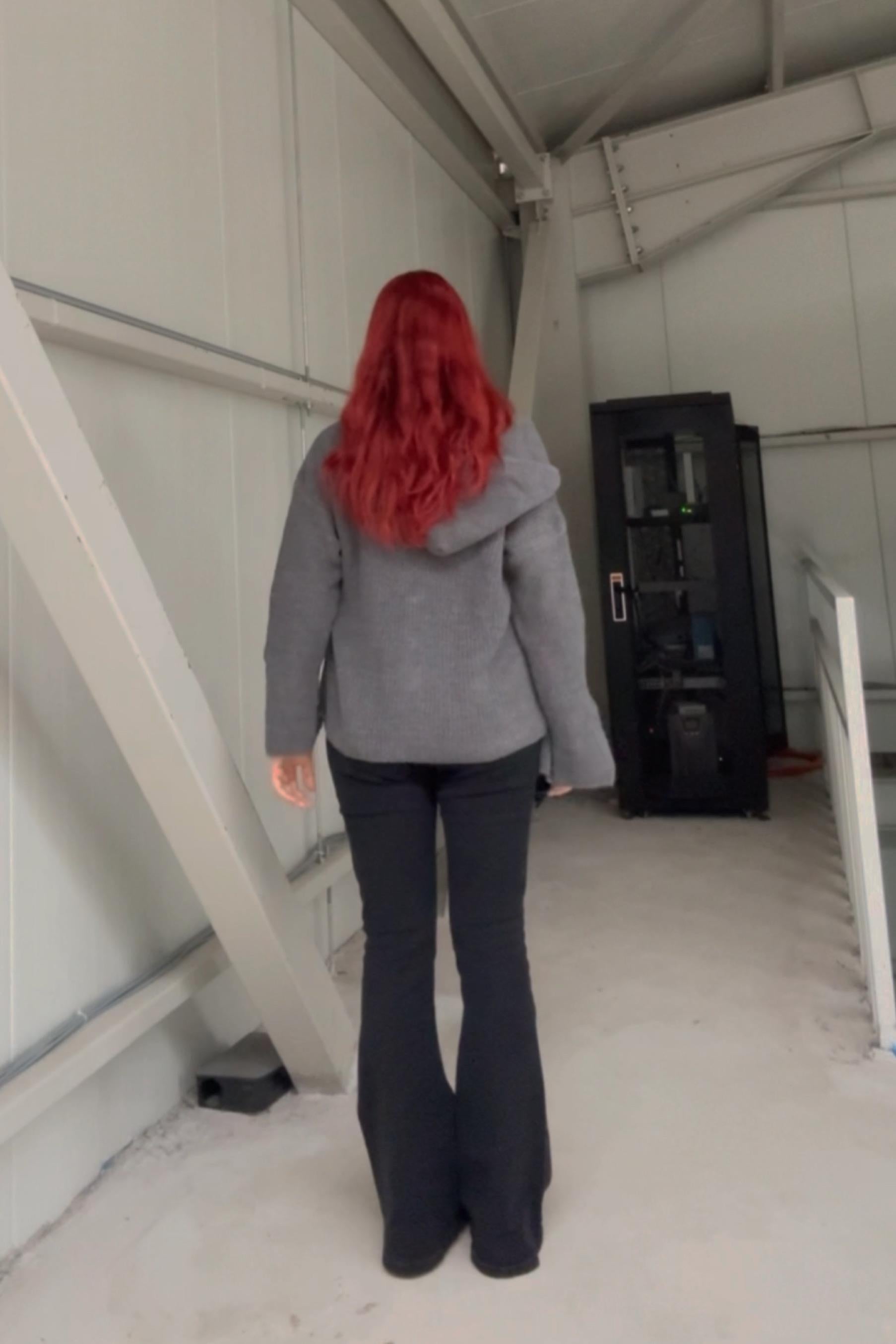 Füme Yıkamalı Flare Pantolon
