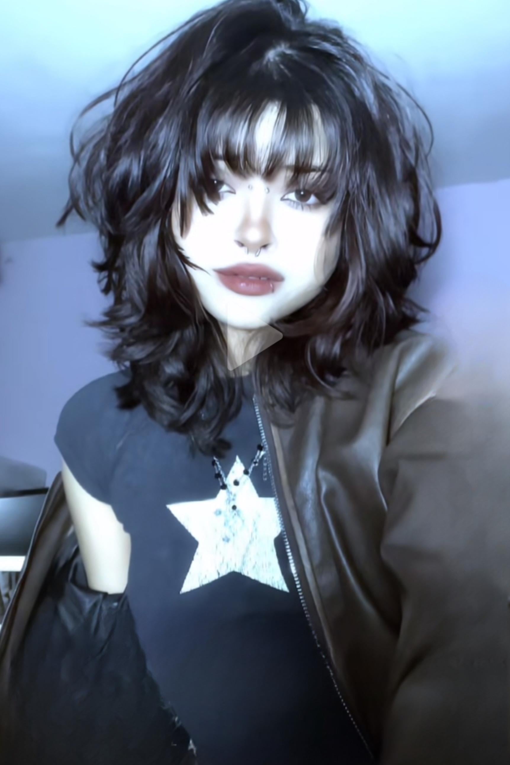 Füme Yıkamalı Star Girl Crop
