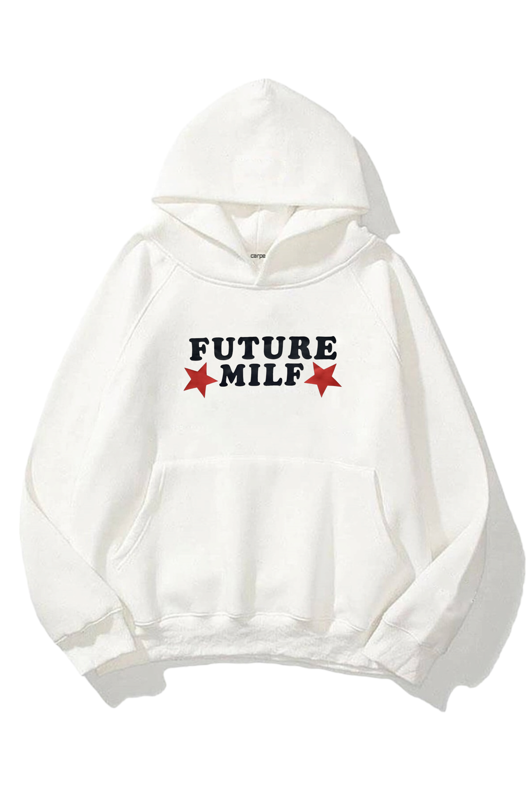 Future Milf 3 iplik Beyaz Oversize Sweatshirt