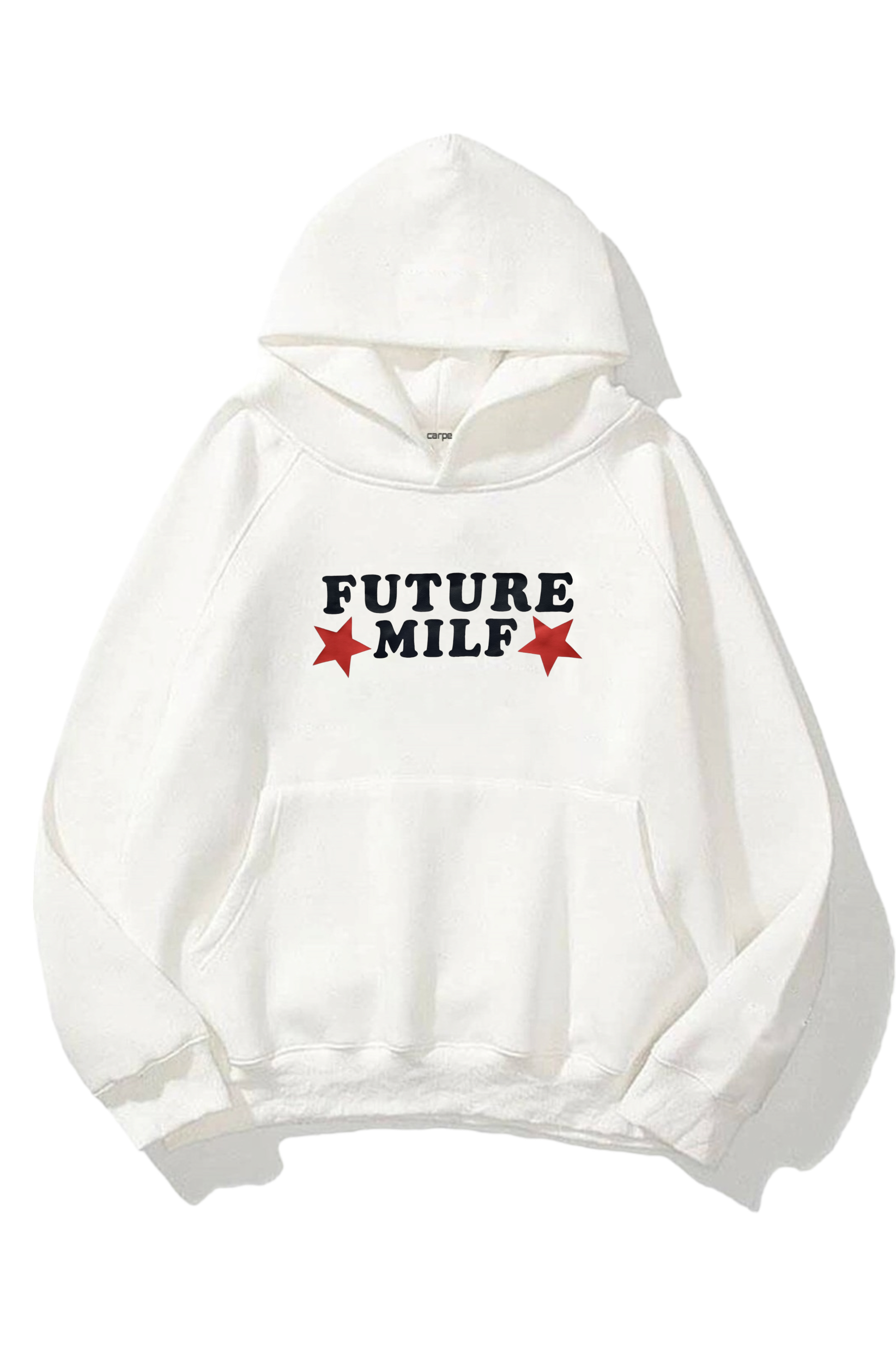 Future Milf 3 iplik Beyaz Oversize Sweatshirt