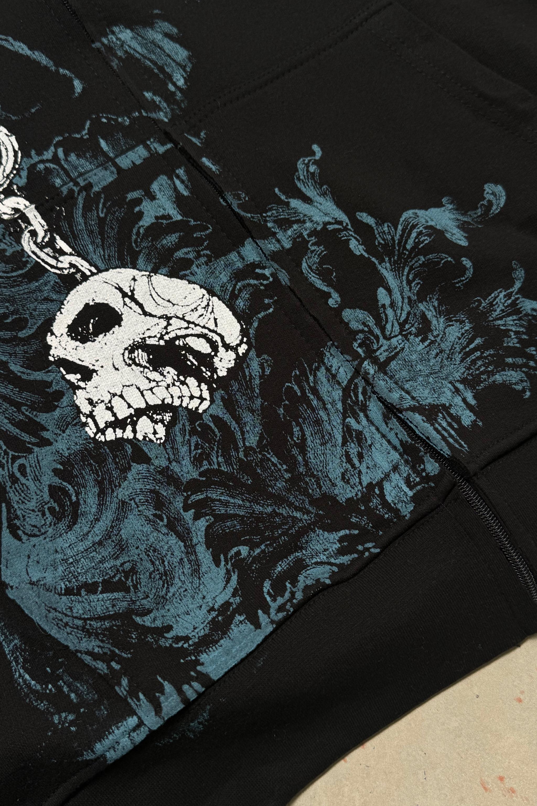 Gallows Skulls Oversize Hırka