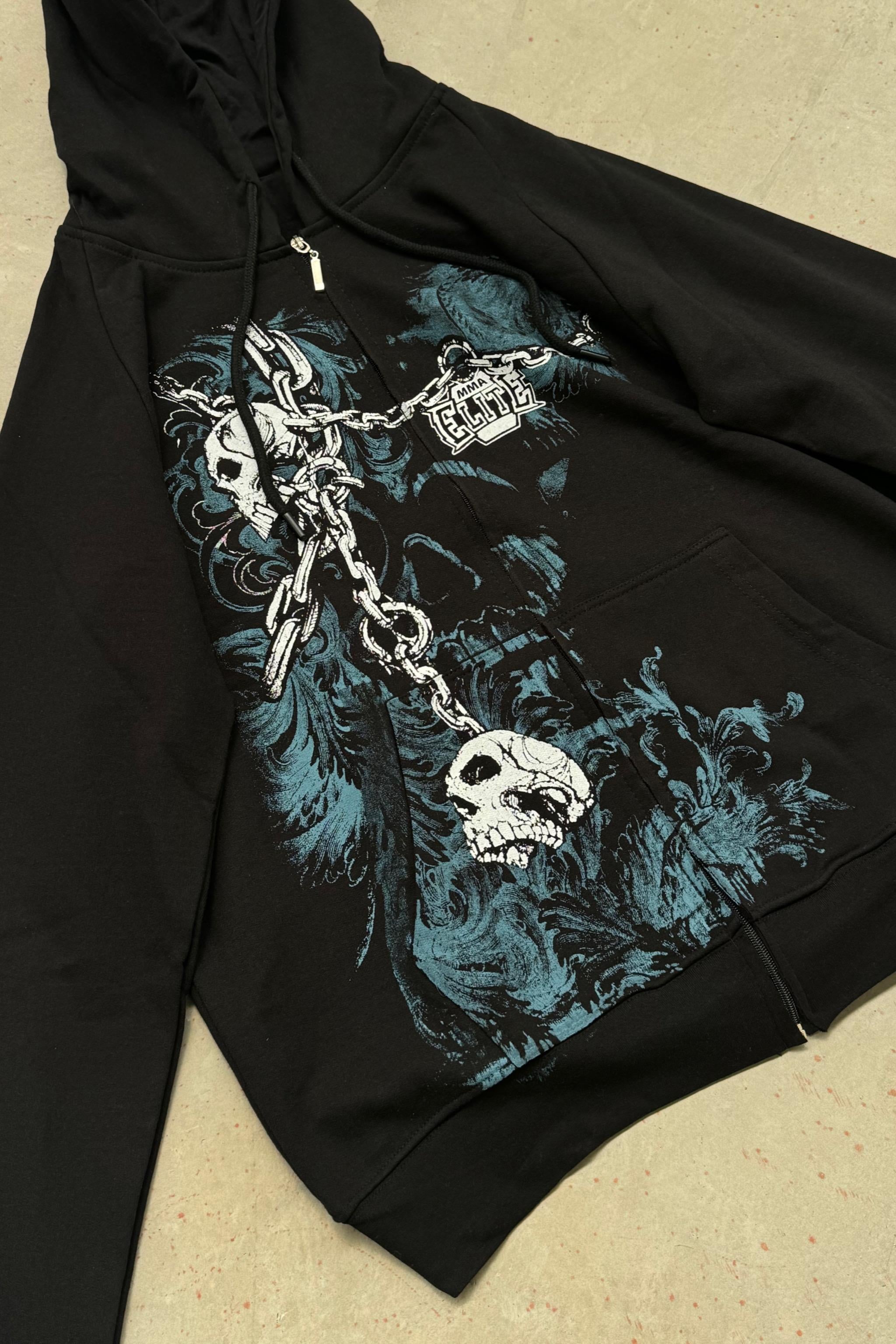 Gallows Skulls Oversize Hırka