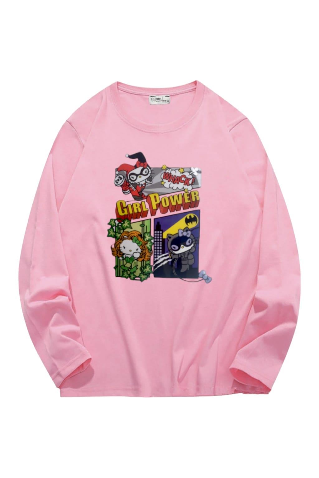 Girl Power 2 İplik Sweatshirt