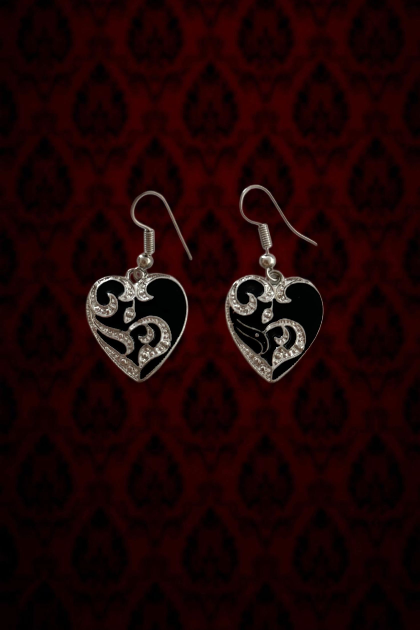 Gothic Heart Küpe