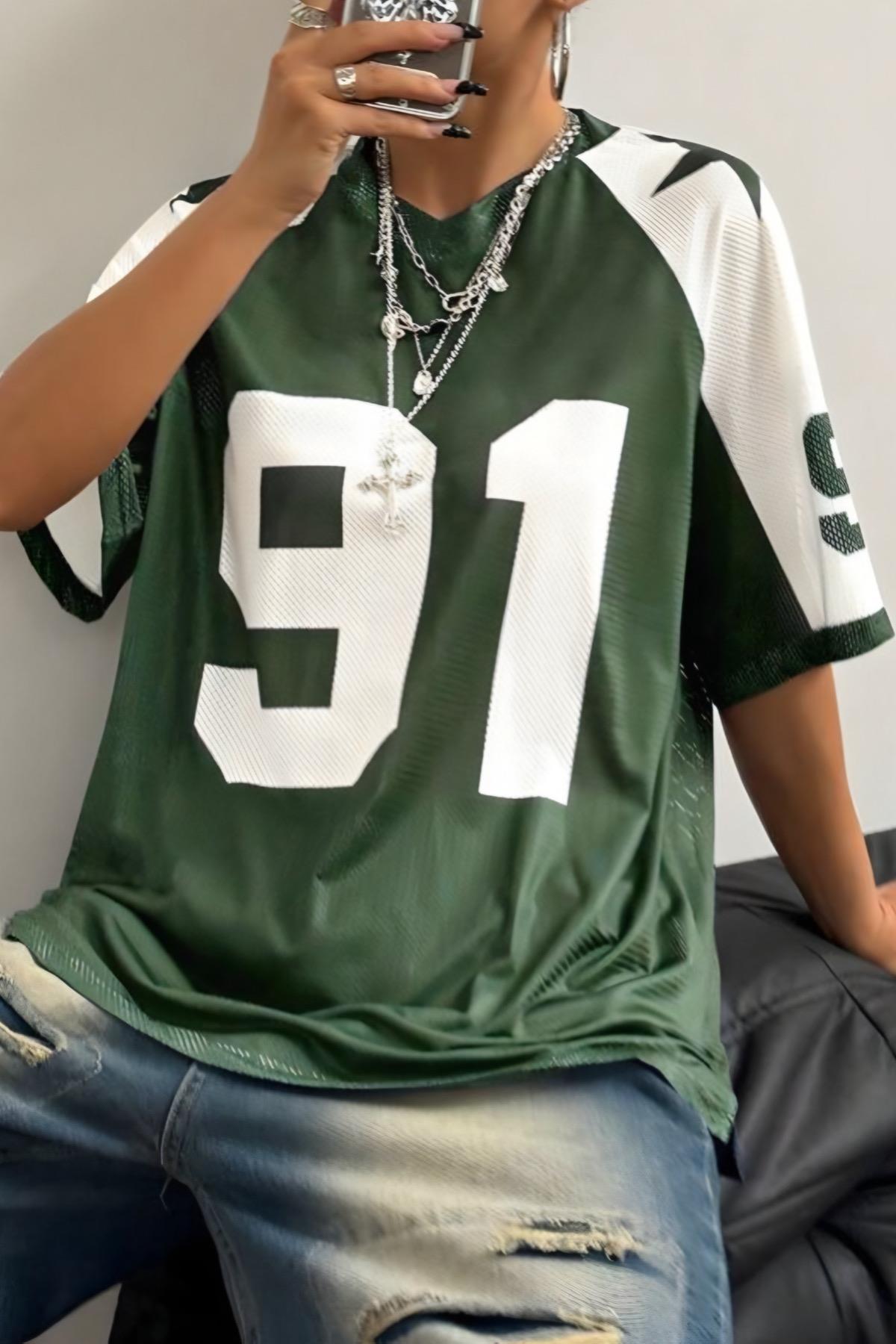 Green  91 Oversize T-shirt