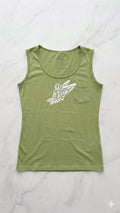 Green Butterfly Kalın Askılı Bluz