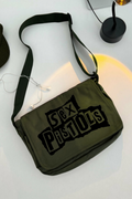 Green Sex Pistols Postacı Çantası