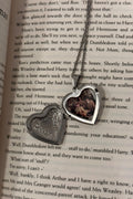 Grey Kapaklı Heart Kolye