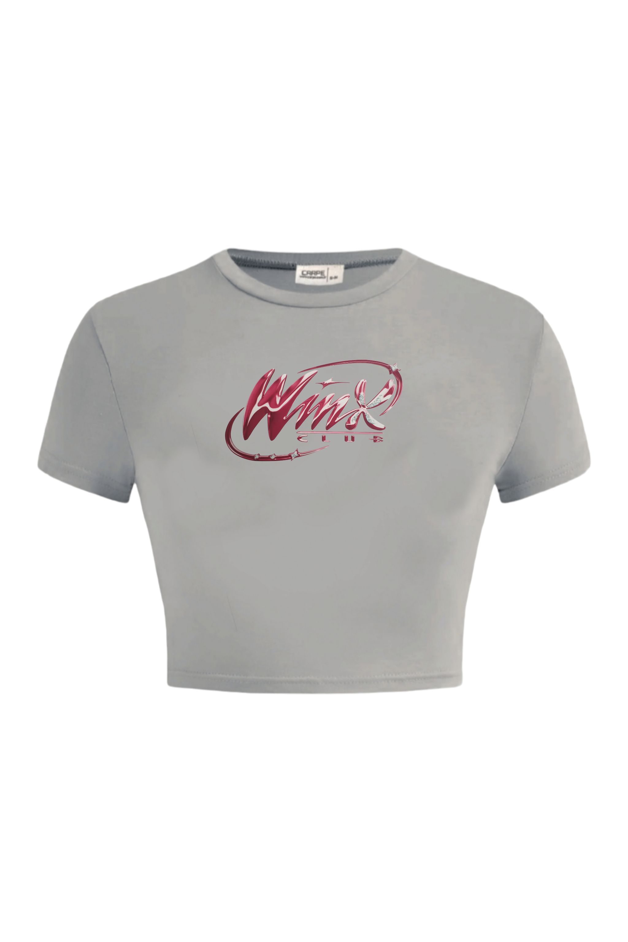 Grey Pink Crop