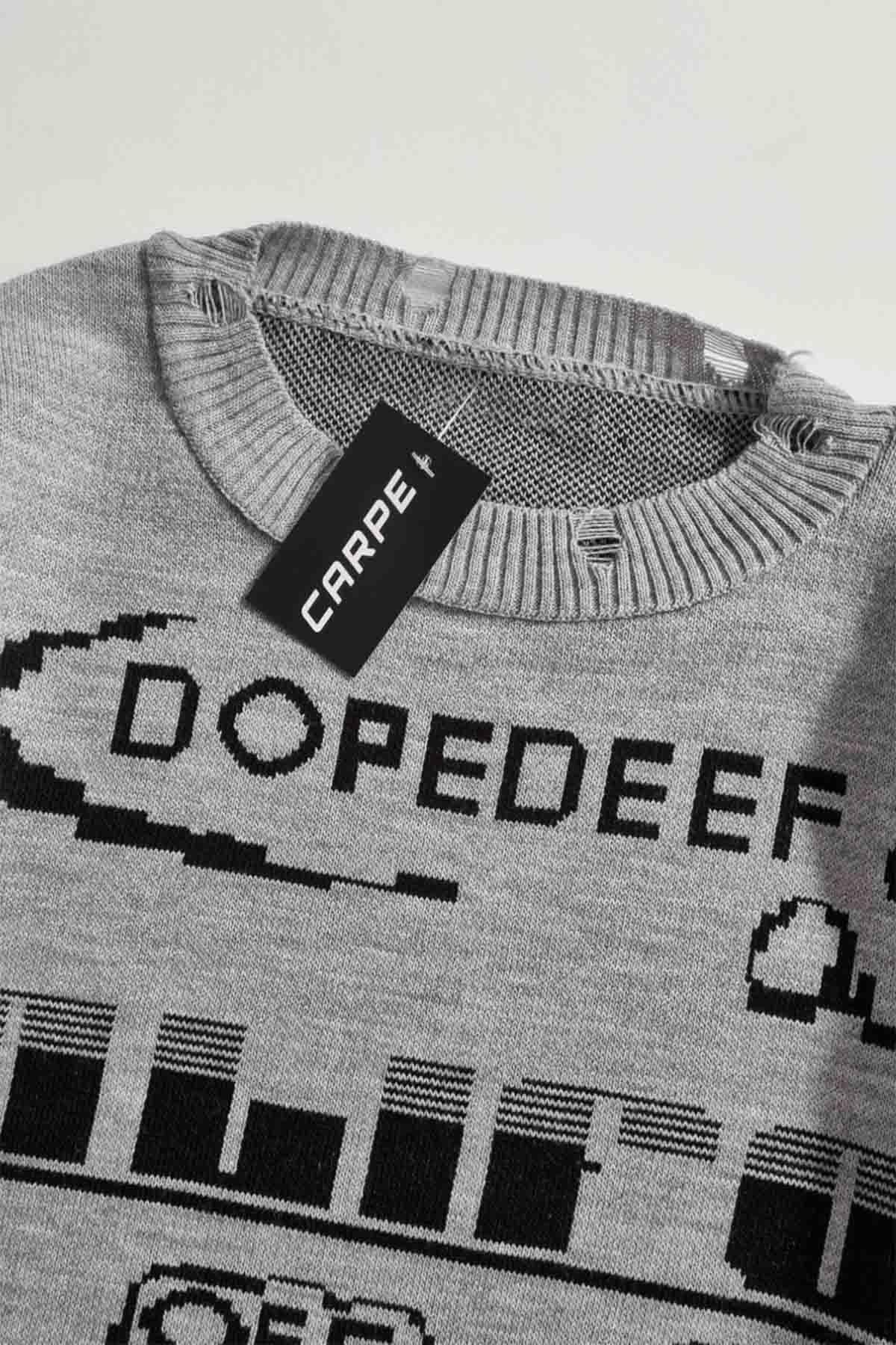 Gri Dopedeef 90 Triko Kazak