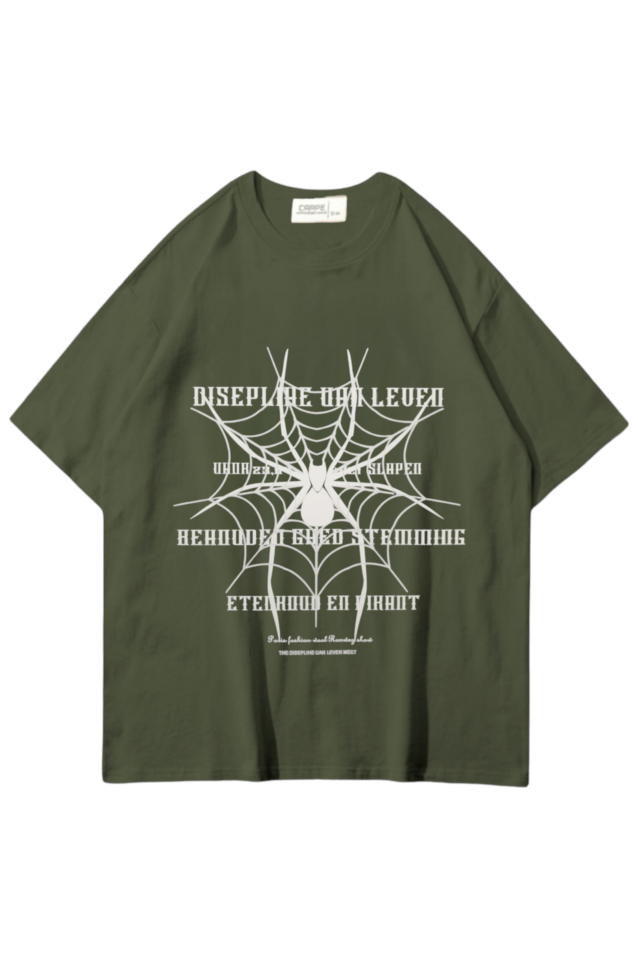 Haki Diseplihe Oversize T-shirt